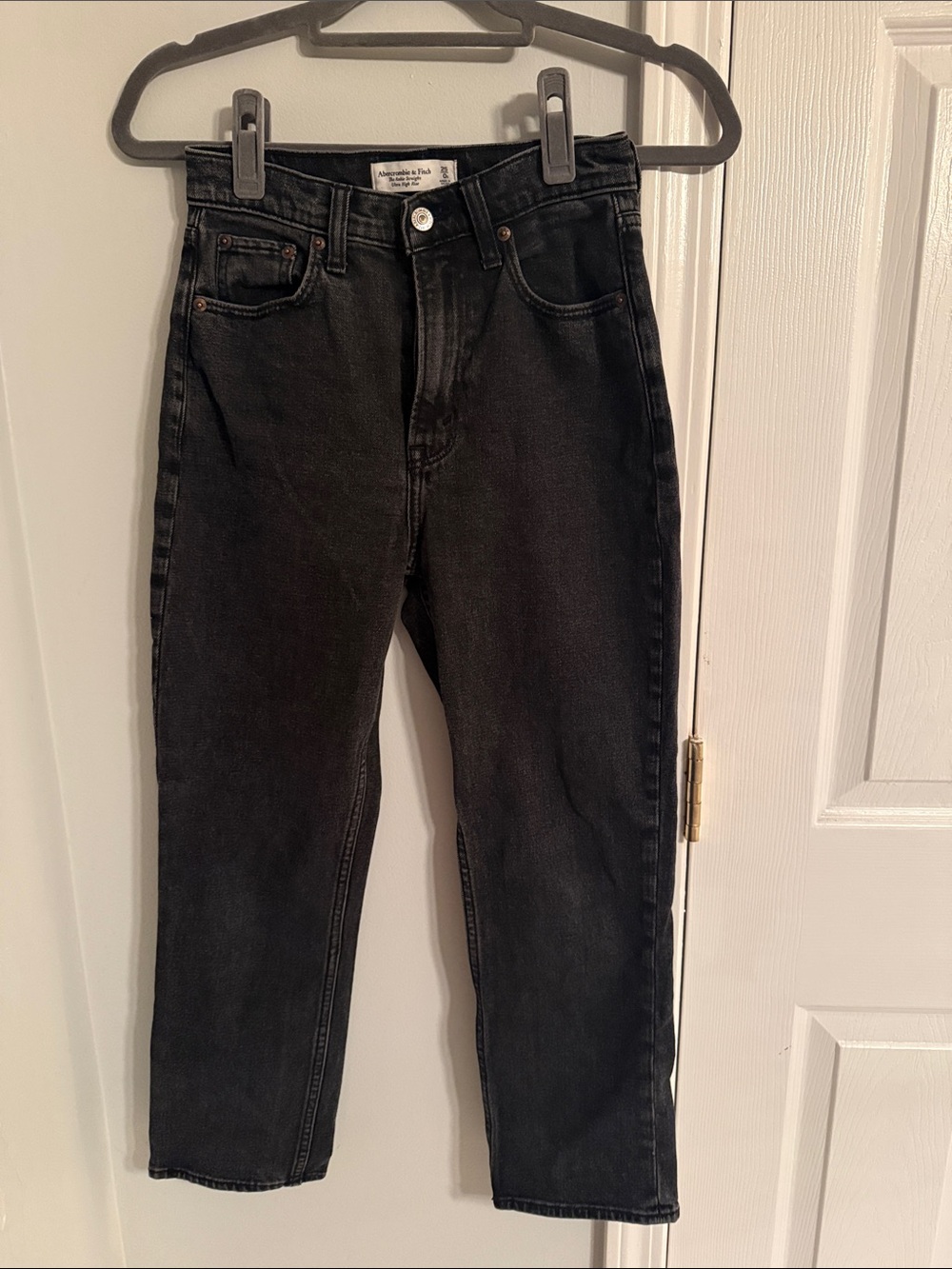 Abercrombie & Fitch Ankle Straight Ultra High Rise 25/0S